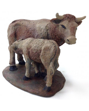 Cow and calf 12-15 cm