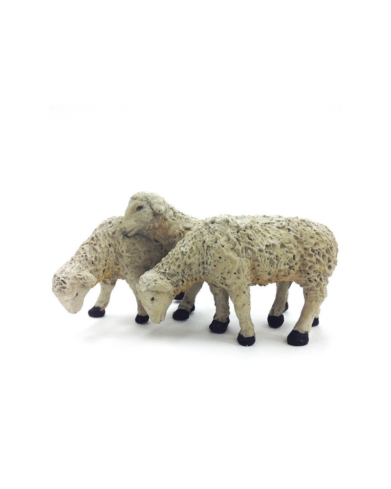 Gruppo di tre pecore da 19 a 21 cm