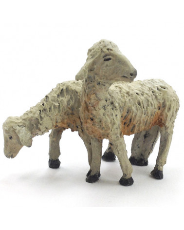 Groupe deux agneaux de 16 … 18 cm.