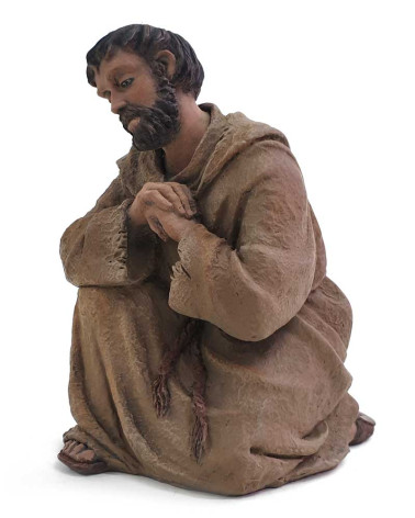 Saint François adorant